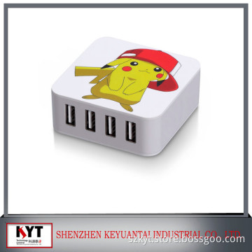 KC certificates 5V 5A mobile phone accessories USB charger, 4 USB smartphone charger for samsung galaxy s6 edge, iphone 6 charge